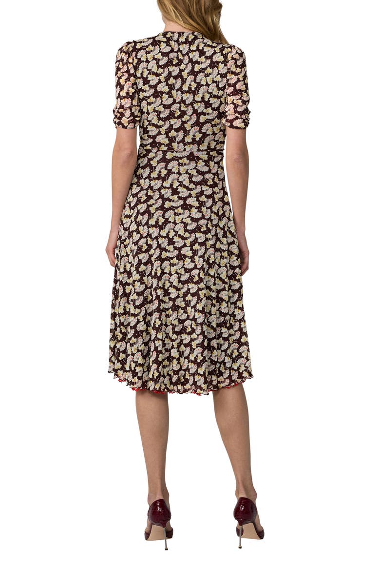 Koren Reversible Floral Mesh Midi Dress, Alternate, color, FAN DANCE
