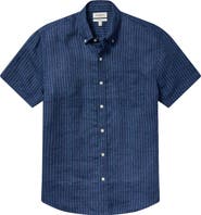 Bonobos Slim Fit Striped Linen Shirt