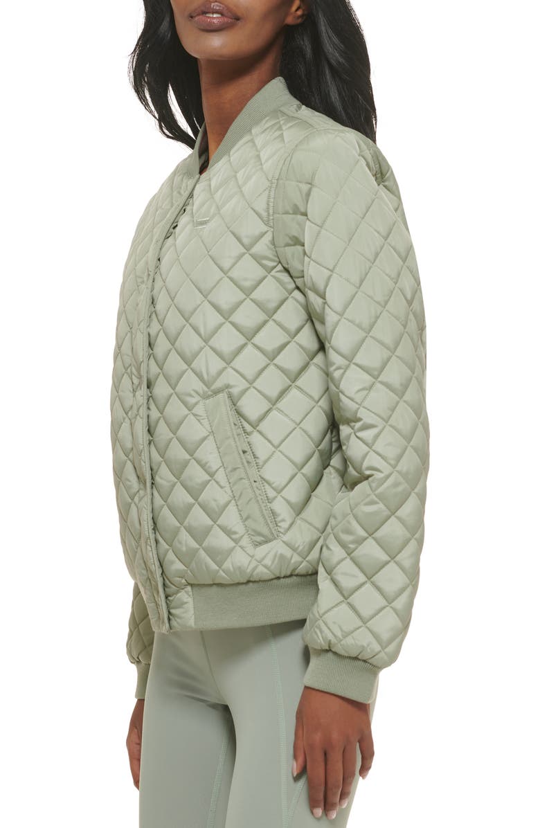 Levi's<sup>®</sup> Women's Fleece Lined Diamond Quilted Jacket, Alternate, color, Sea Green