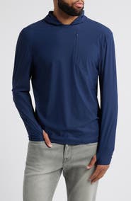 johnnie-O Maxwell Hooded Long Sleeve T-Shirt