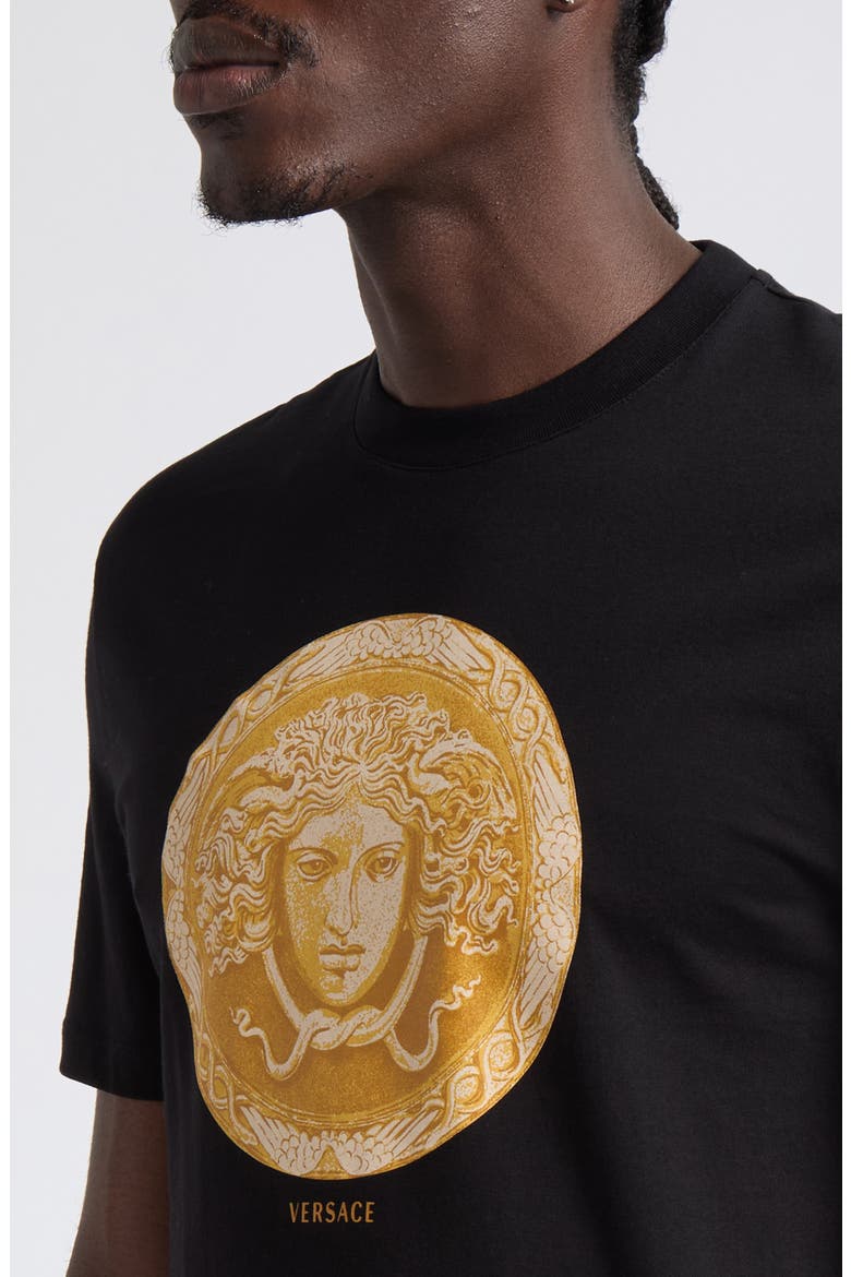 Medusa Logo Graphic T-Shirt, Alternate, color, BLACK