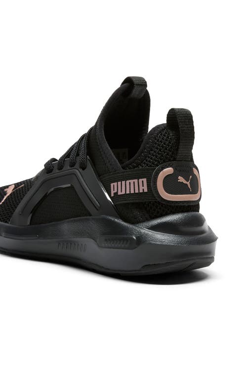 Puma Kids' Softride Enzo 5 Sneaker In Black