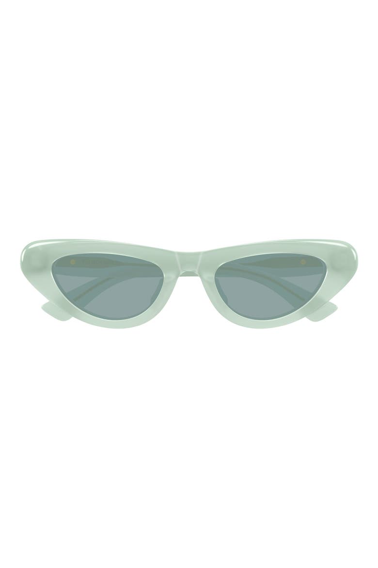 BV1450S Cat Eye Sunglasses, Main, color, GREEN