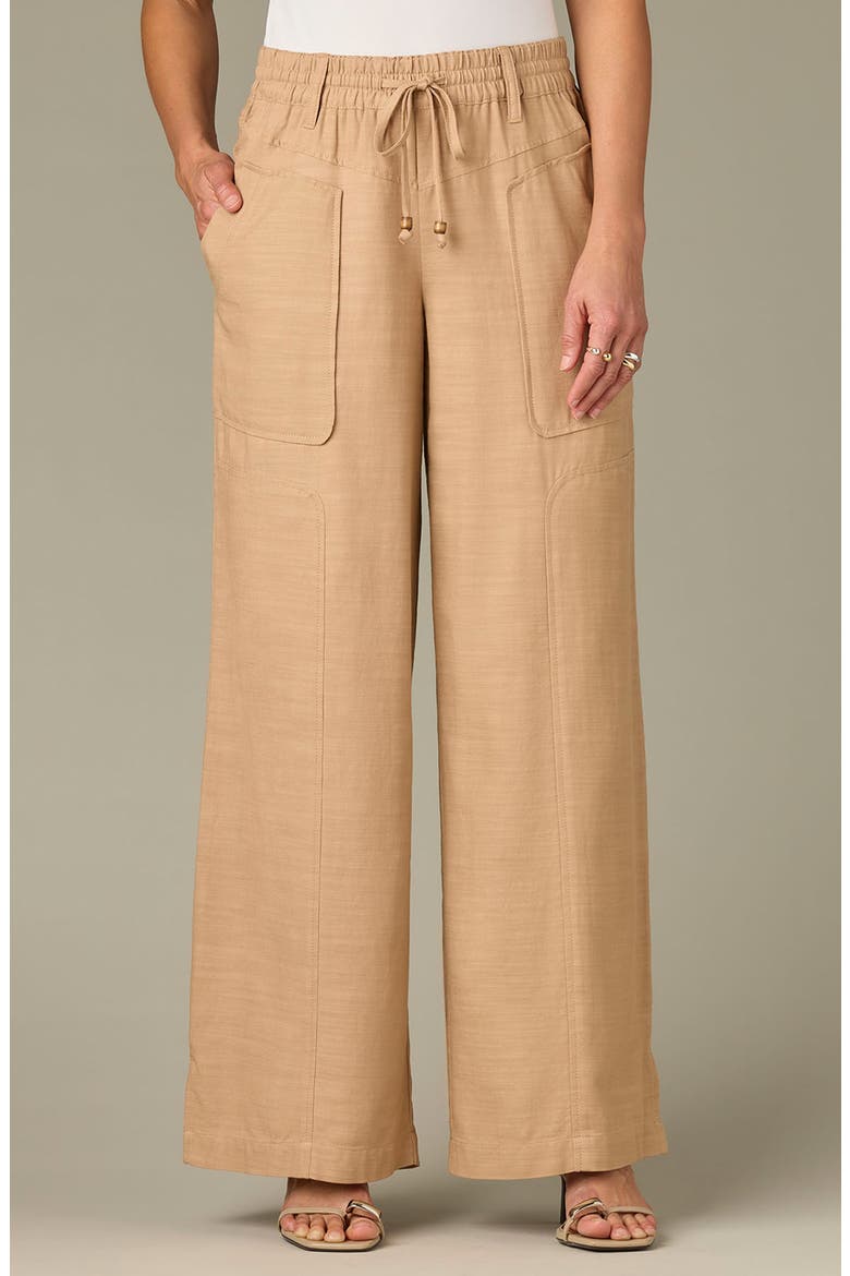 Skyrise Wide Leg Pants, Main, color, WARM SAND