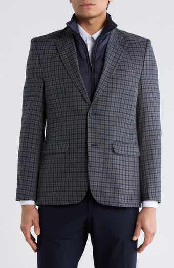 SOUL OF LONDON Knit Blazer with Removable Bib