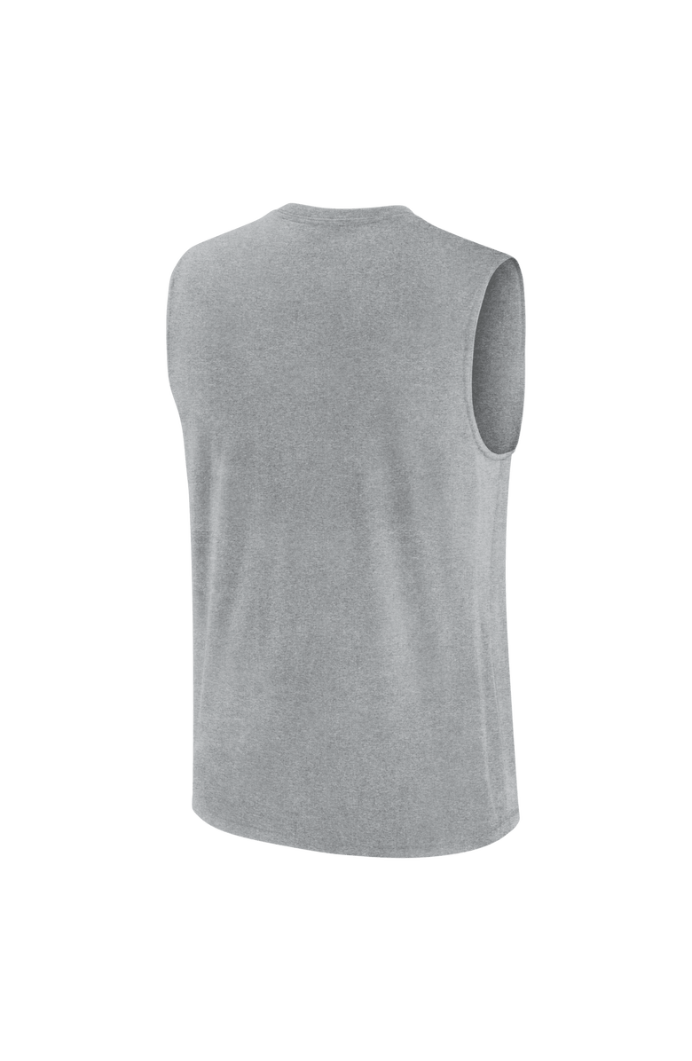 Nike Men's Nike Heather Gray Ohio State Buckeyes Primetime Legend Arch Dri-FIT Muscle Tank Top, Alternate, color, Heather Gray