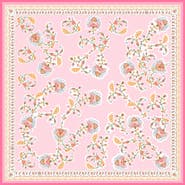 Jessie Zhao New York Blush Charm Double Sided Silk Scarf