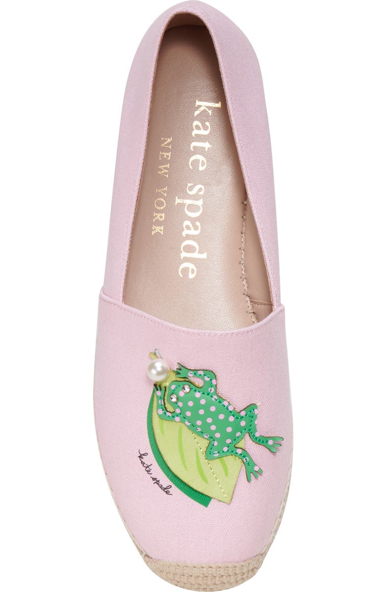 Kate Spade New York ribbit espadrille, Alternate, color,
