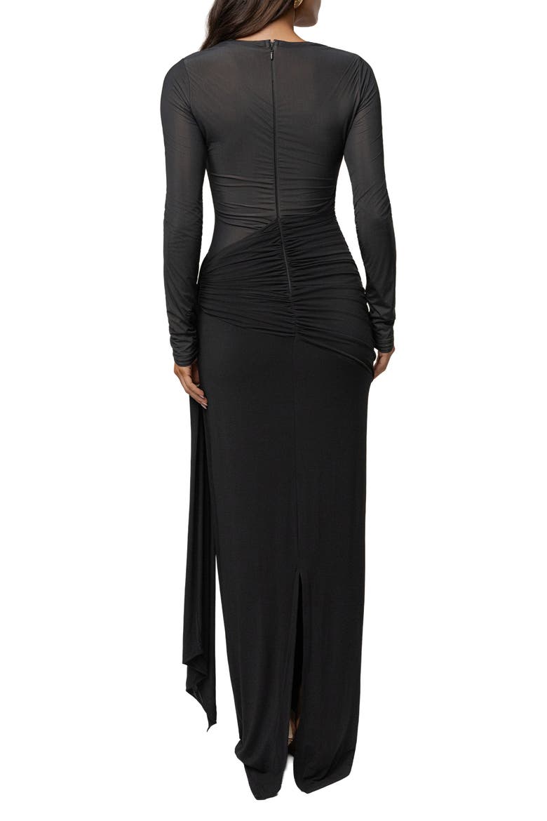 Halo Hour Maxi Dress, Alternate, color, Black