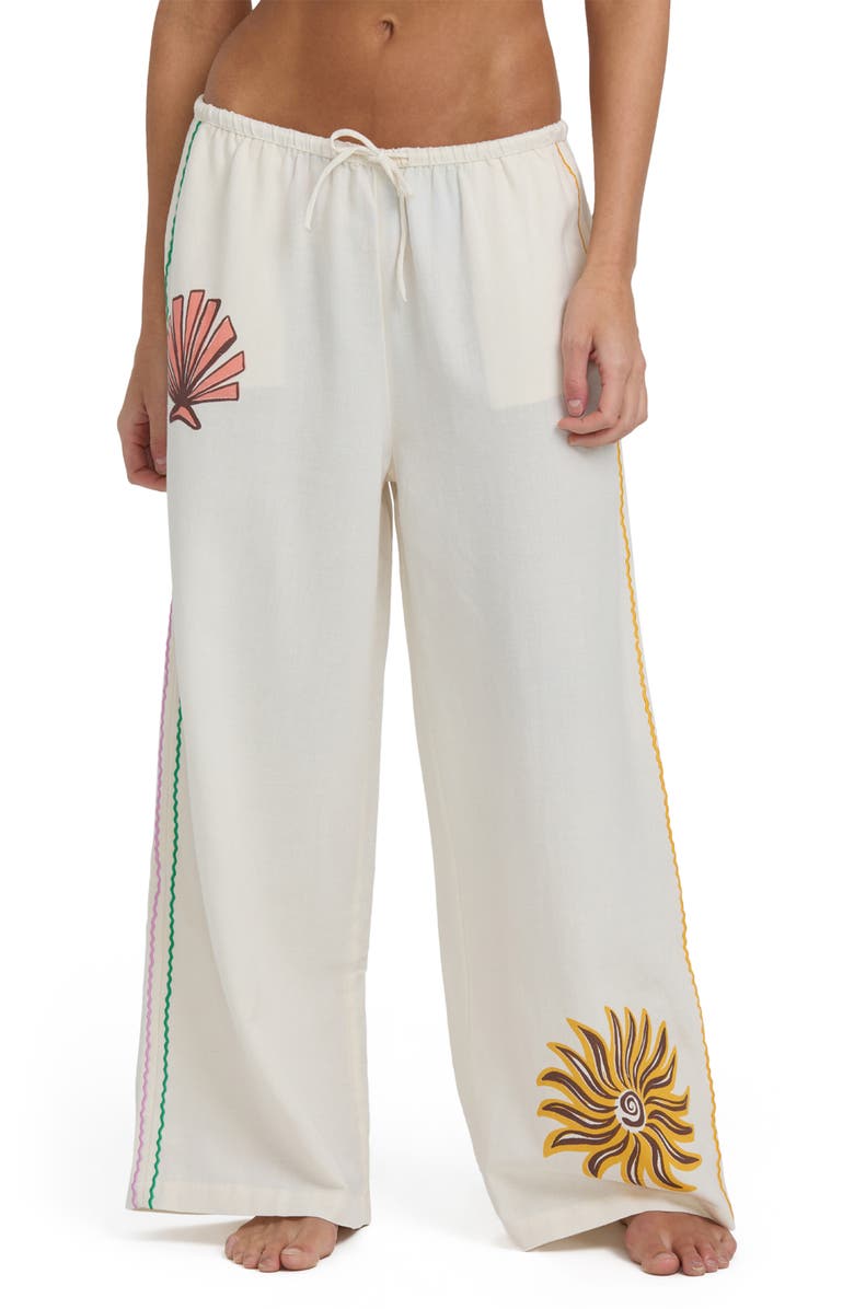Billabong Wave Haze Cover-Up Pants, Alternate, color, Salt Crystal