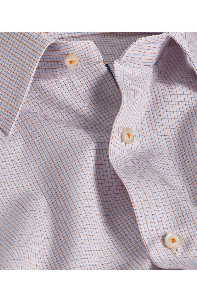 David Donahue Regular Fit Dobby Micro Check Dress Shirt, Alternate, color, 