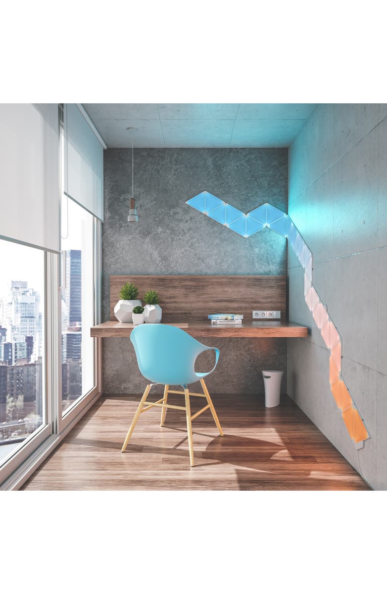 Nanoleaf 9-Piece Rhythm Edition Smarter Kit, Alternate, color, 