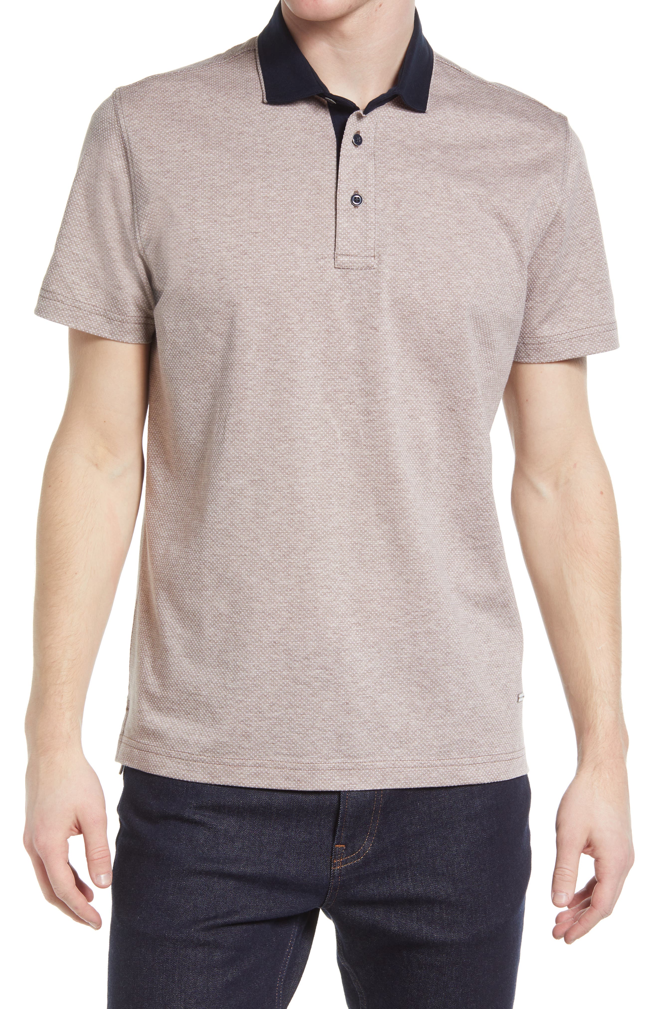 Rodd & Gunn Stanley Point Dot Print Short Sleeve Polo (Men) | Nordstromrack