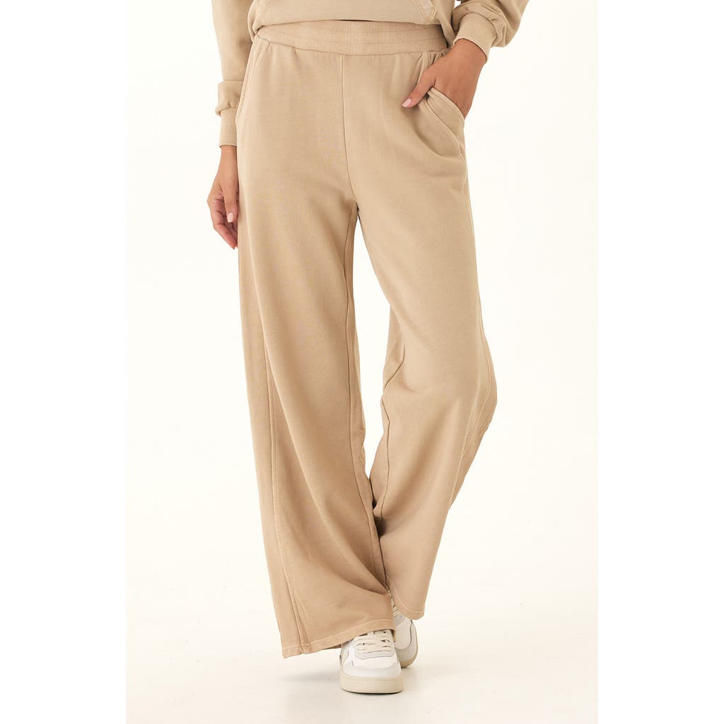 Threads 4 Thought Esmeralda Mineral Wash Wide Leg Pants In Neutral