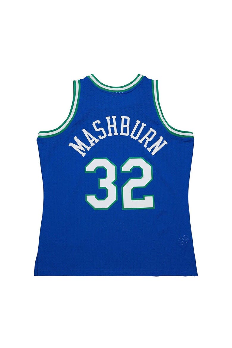 Men's Mitchell & Ness Jamal Mashburn Blue Dallas Mavericks 2001/02 Hardwood Classics Swingman Jersey, Alternate, color, Royal
