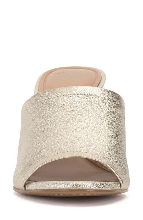 Vince Camuto Alyysa Slide Sandal In Light Gold