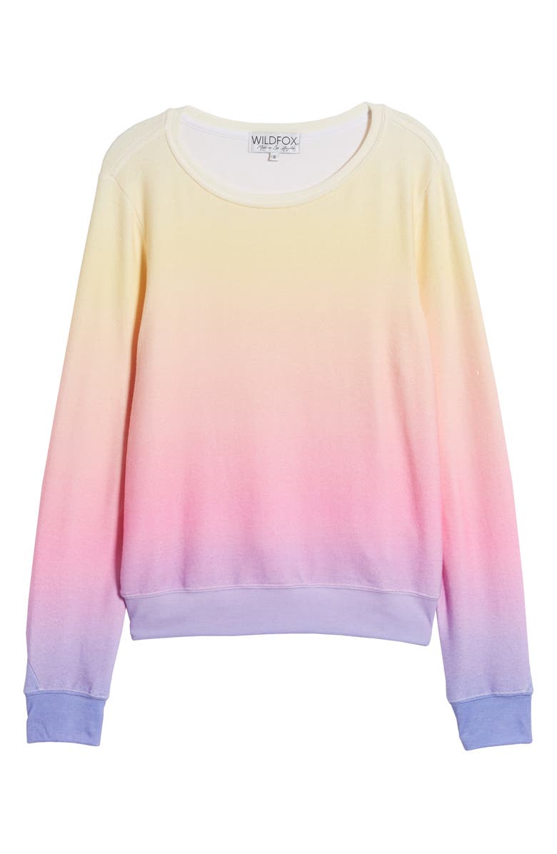 Wildfox Sail St. Lucia Baggy Beach Jumper Sweatshirt, Alternate, color, 