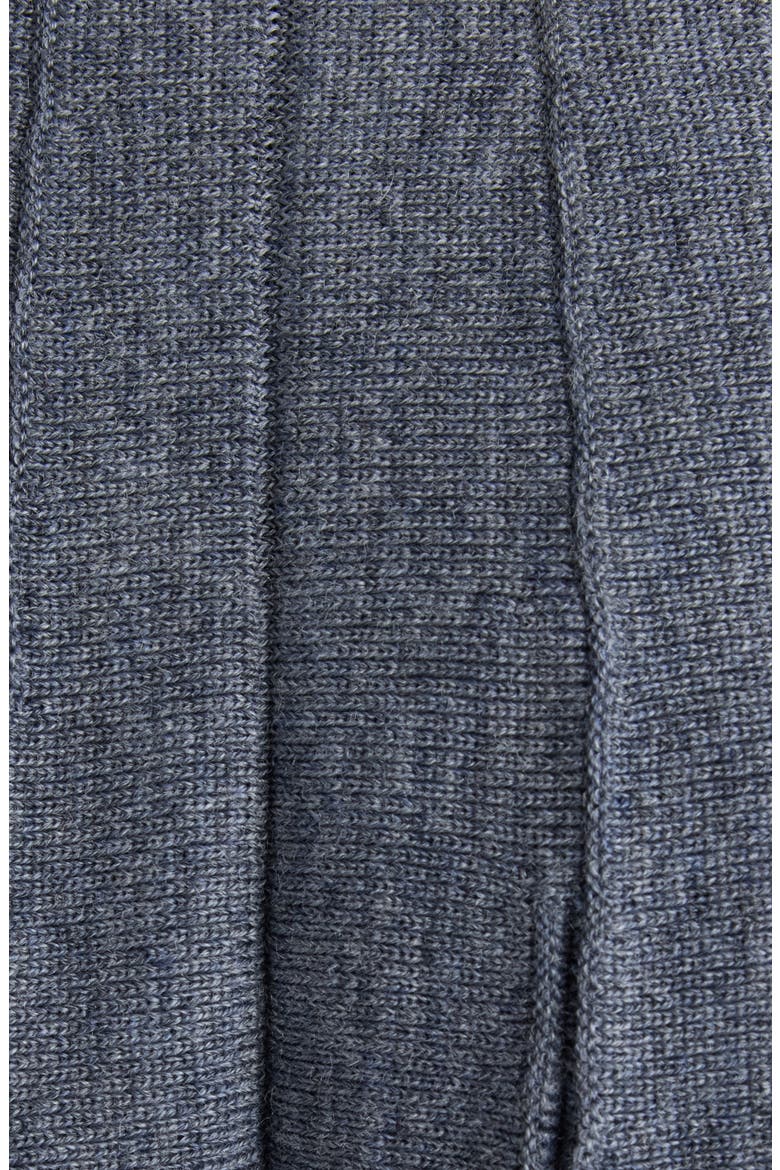 Pleated Wool Skirt, Alternate, color, 1167 HEATHER GREY