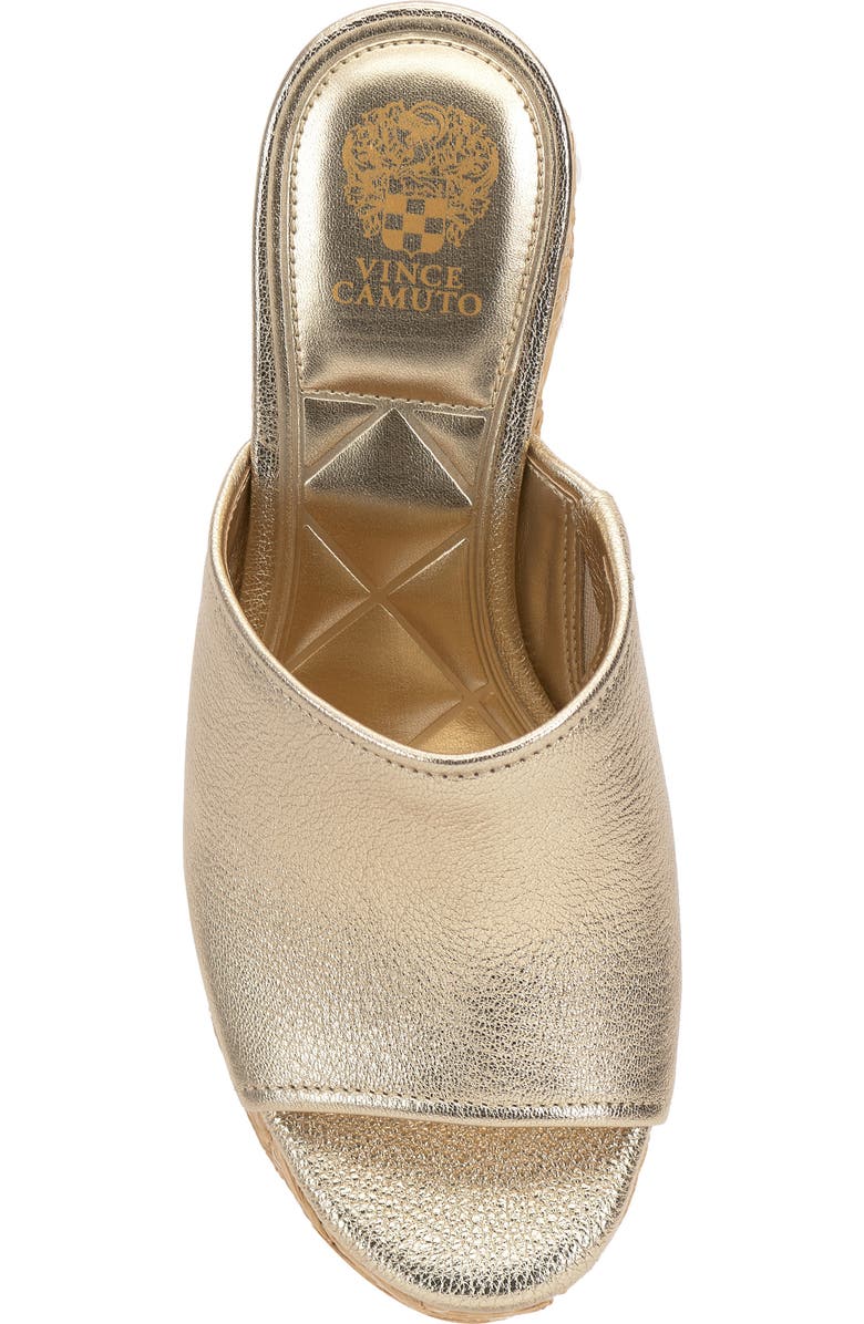Vince Camuto Etta Platform Wedge Sandal, Alternate, color, Egyptian Gold