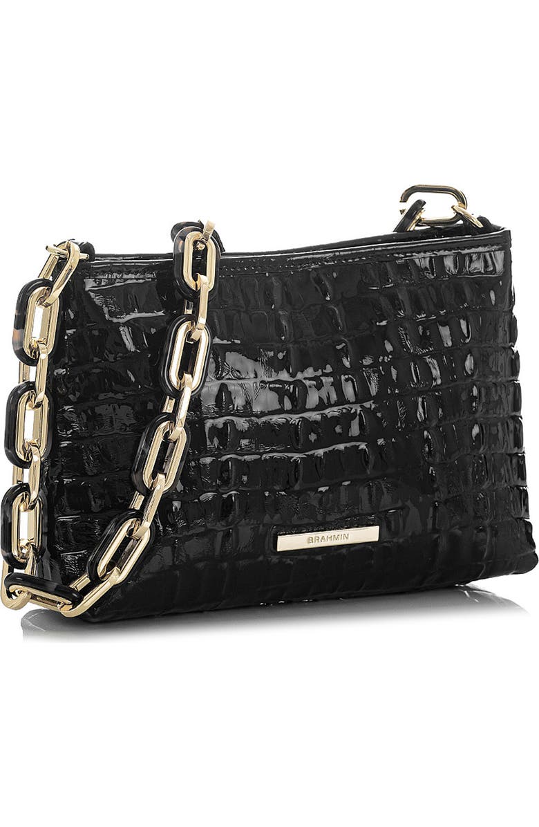 Brahmin Mod Lorelei Croc Embossed Leather Shoulder Bag, Alternate, color,