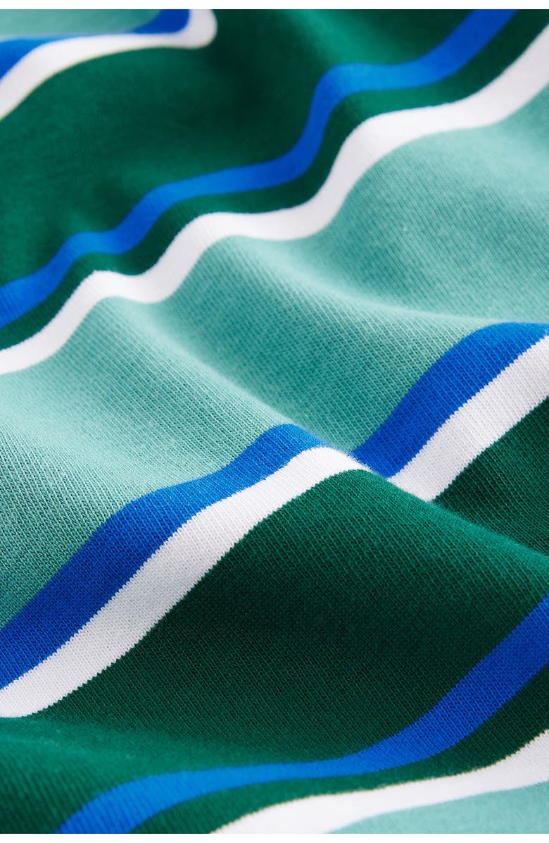 NEXT Kids' Green Stripe Cotton T-Shirt, Alternate, color, 