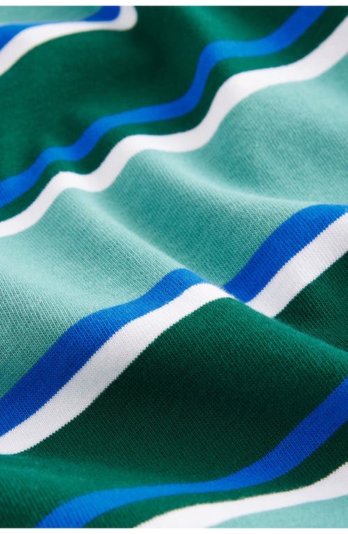 NEXT NEXT KIDS' GREEN STRIPE COTTON T-SHIRT