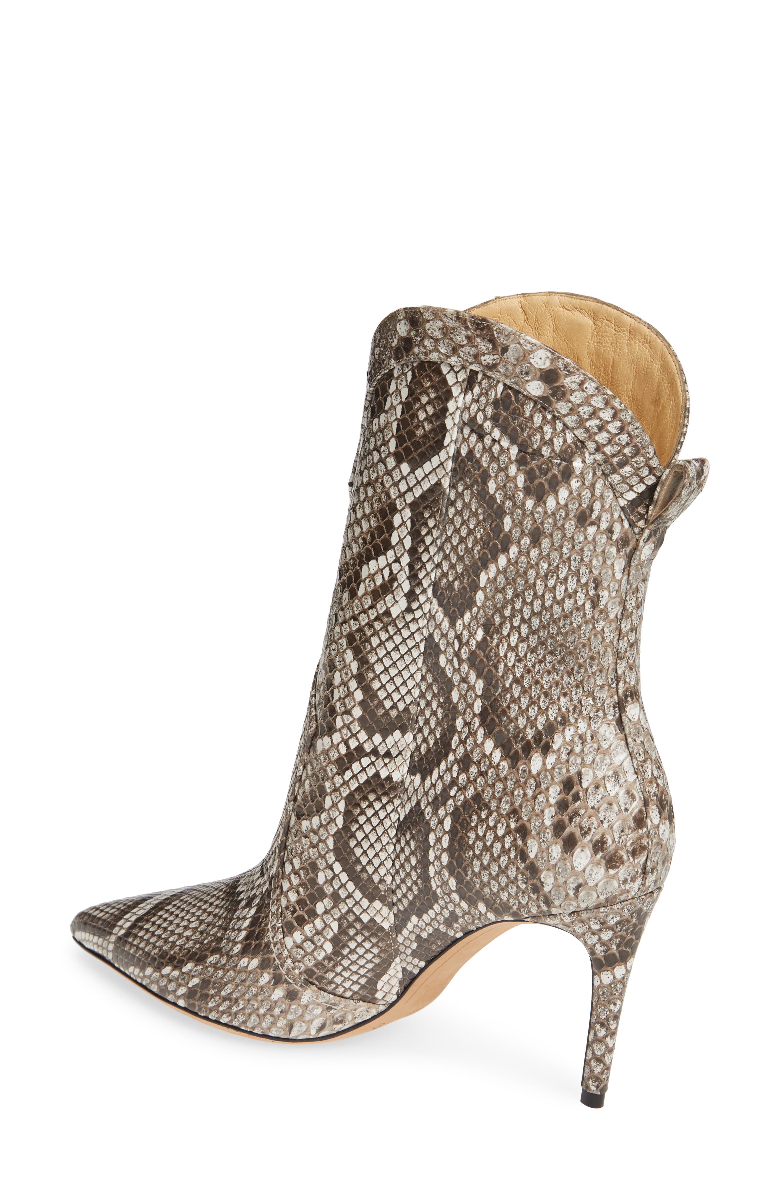 Alexandre Birman Esther Genuine Python Pointed Toe Boot, Alternate, color, 