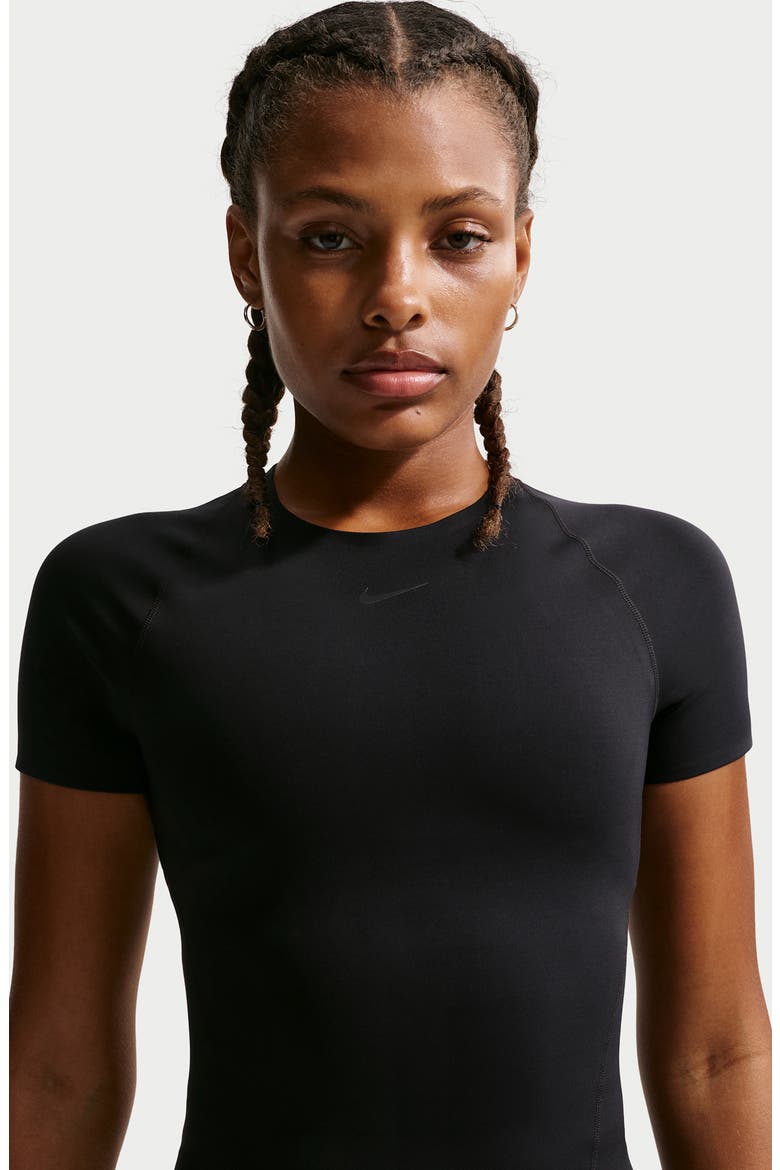 Universa Dri-FIT Raglan Sleeve T-Shirt, Alternate, color, BLACK/ ANTHRACITE