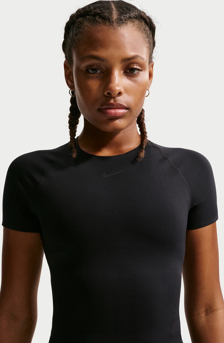 Nike Universa Dri-FIT Raglan Sleeve T-Shirt, Alternate, color, Black/ Anthracite