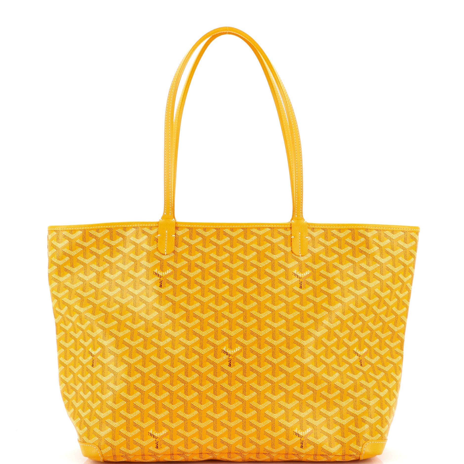 Artois Tote Coated Canvas MM, Main, color, Yellow