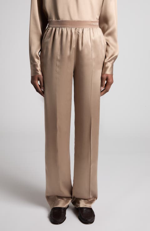 Silk Satin Pajama Pants