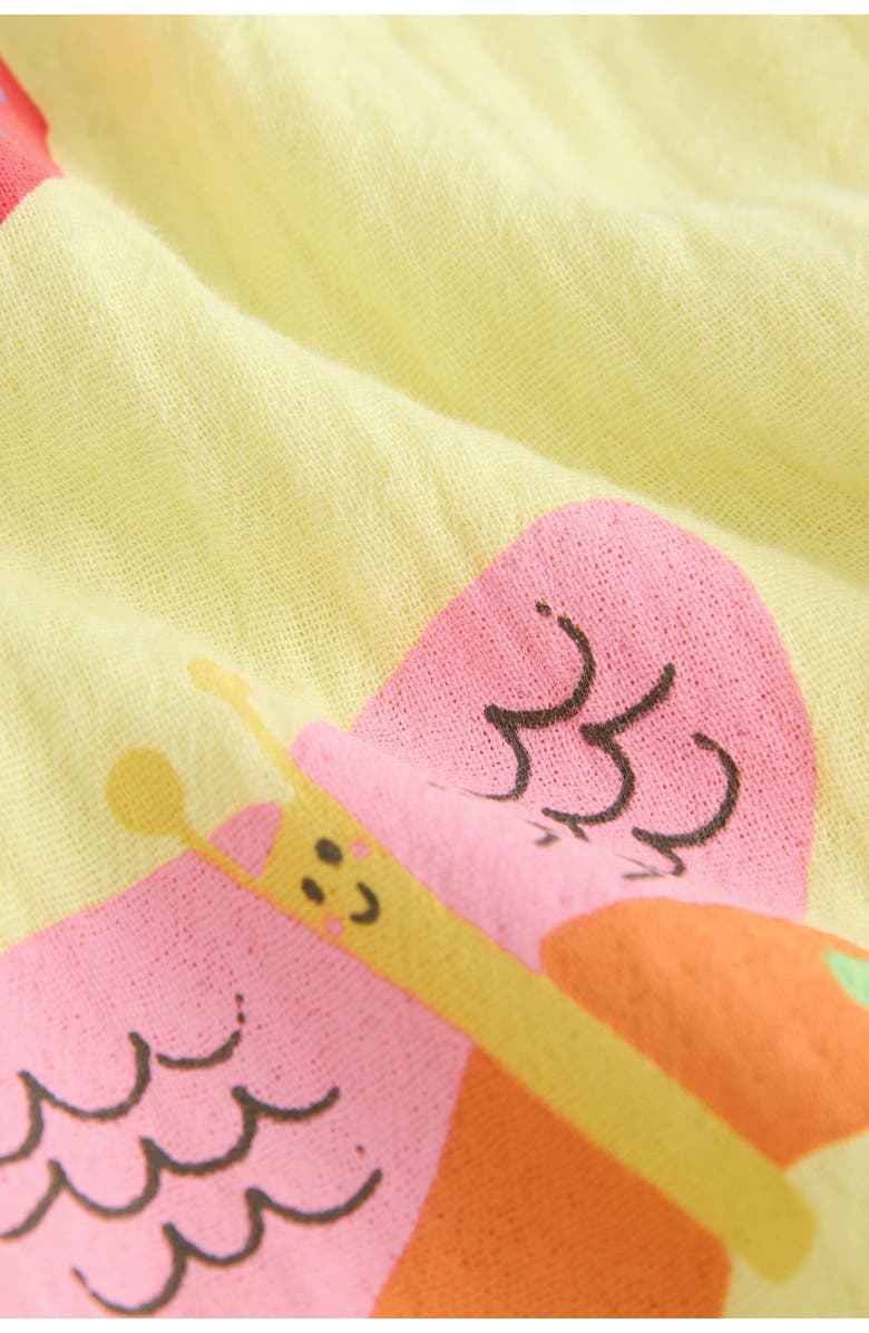 NEXT Kids' Cotton Gauze Camp Shirt & Shorts Set, Alternate, color, Yellow