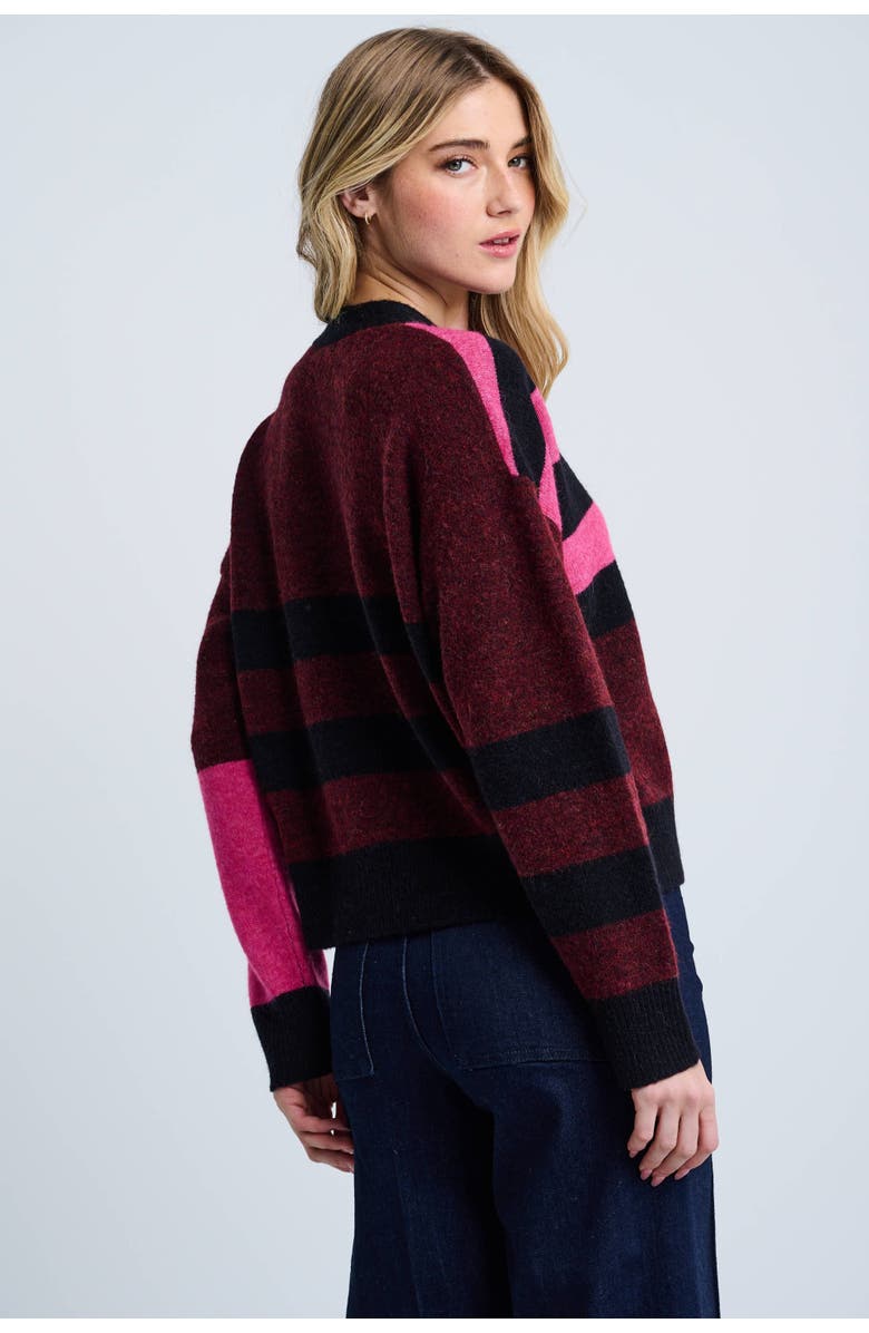 Lisa Todd The Graduate Striped Cardigan, Alternate, color, 