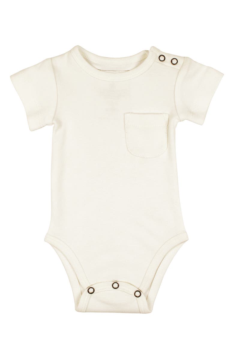 L'ovedbaby Short Sleeve Organic Cotton Bodysuit, Main, color, 