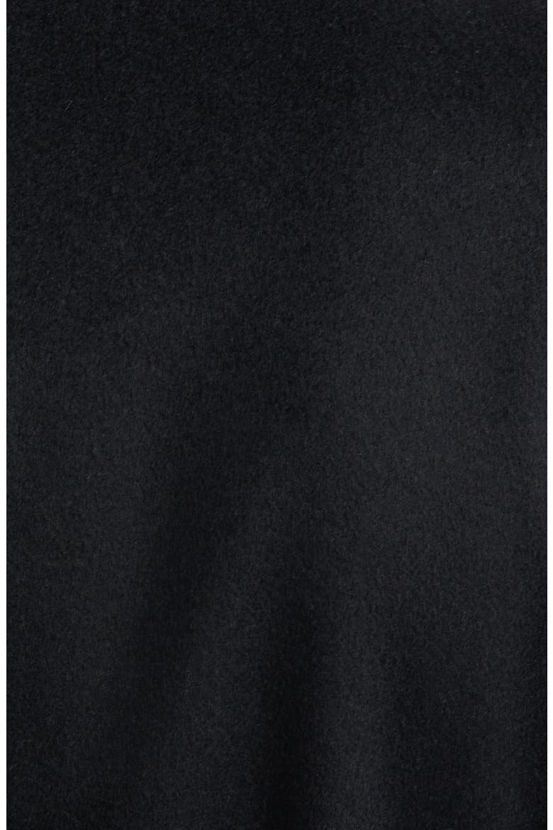 Calegan Wool & Cashmere Wrap Coat, Alternate, color, BLACK