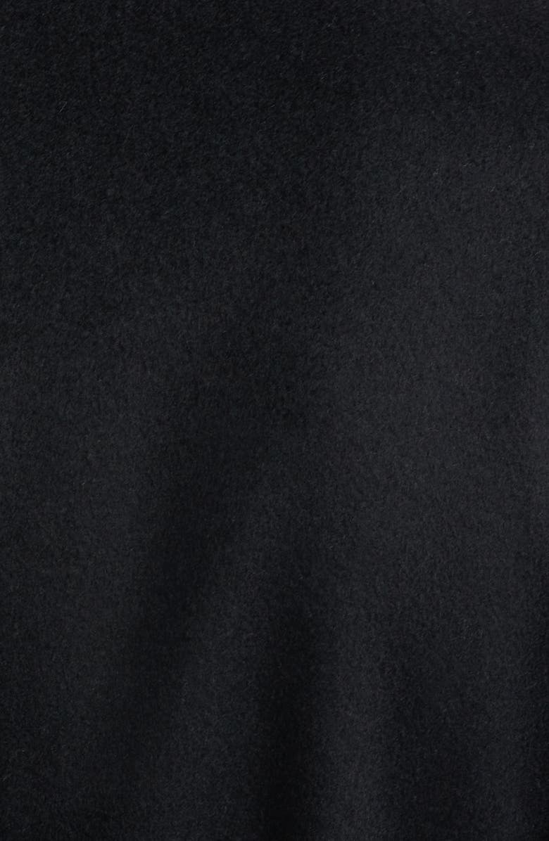 BOSS Calegan Wool & Cashmere Wrap Coat, Alternate, color, Black