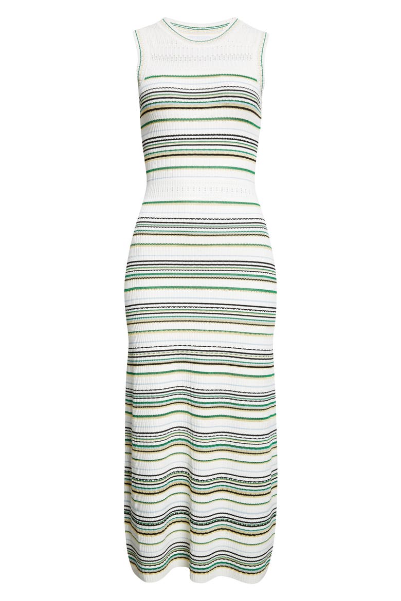Dawn Sleeveless Knit Dress, Alternate, color, OFF WHITE MULTI