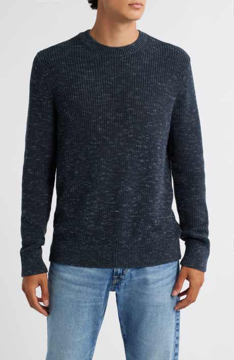 Treasure & Bond Space Dye Crewneck Cotton Blend Sweater