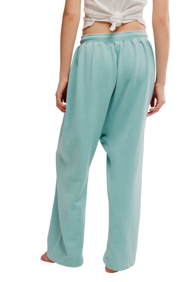 Slow It Down Balloon Pants, Alternate, color, AQUA