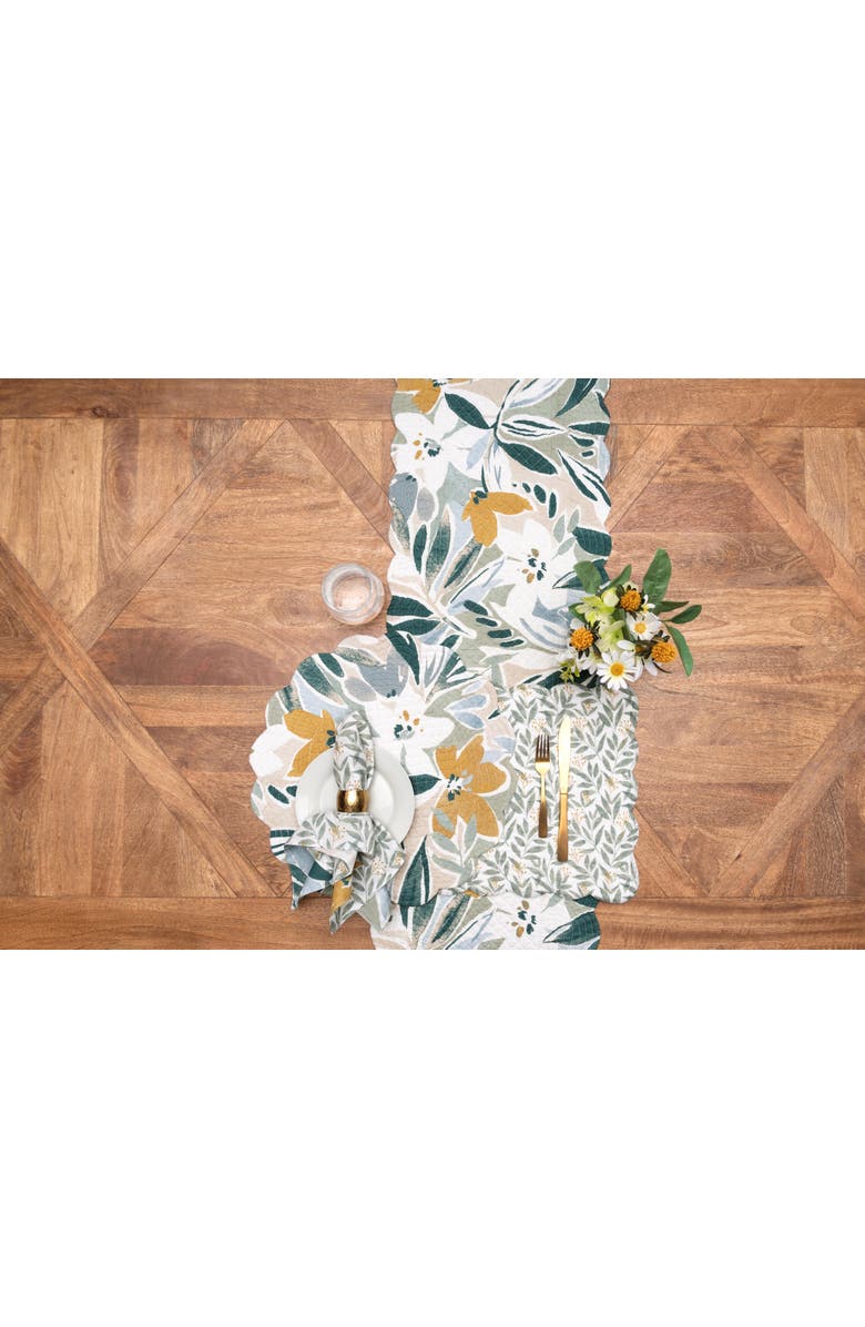 C&F Home Blue Joelle Round Set of 6 Placemats  17", Alternate, color, Blue