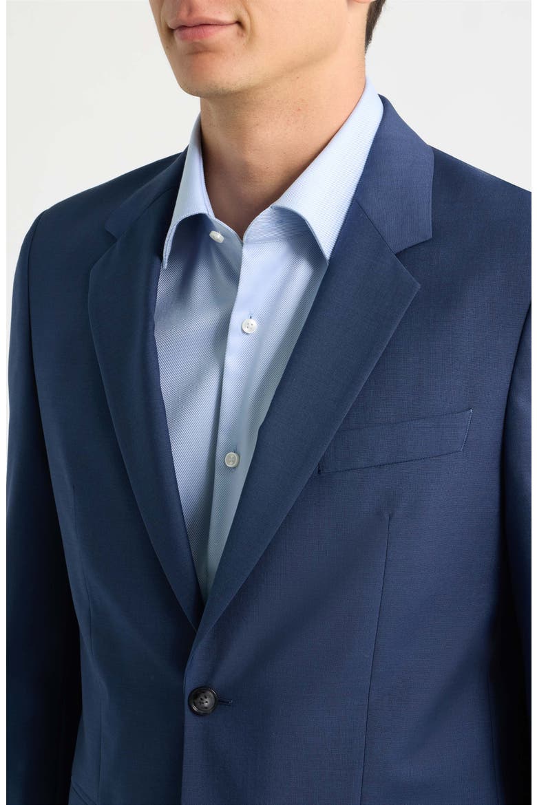 Houston Virgin Wool 3-Piece Suit, Alternate, color, DARK BLUE