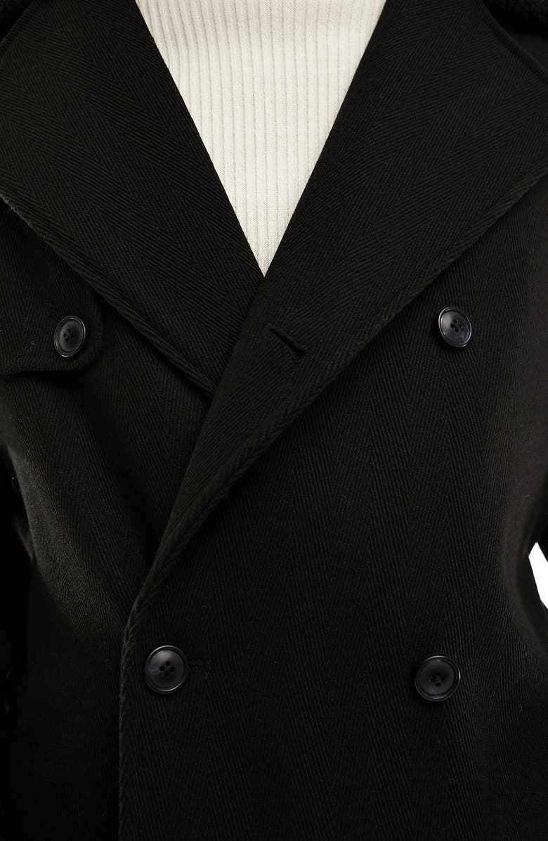 ASOS DESIGN Double Breasted Oversize Trench Coat, Alternate, color, 