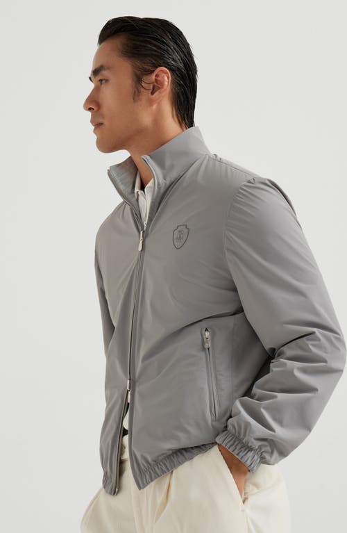 Brunello Cucinelli Reversible Jacket In Gray