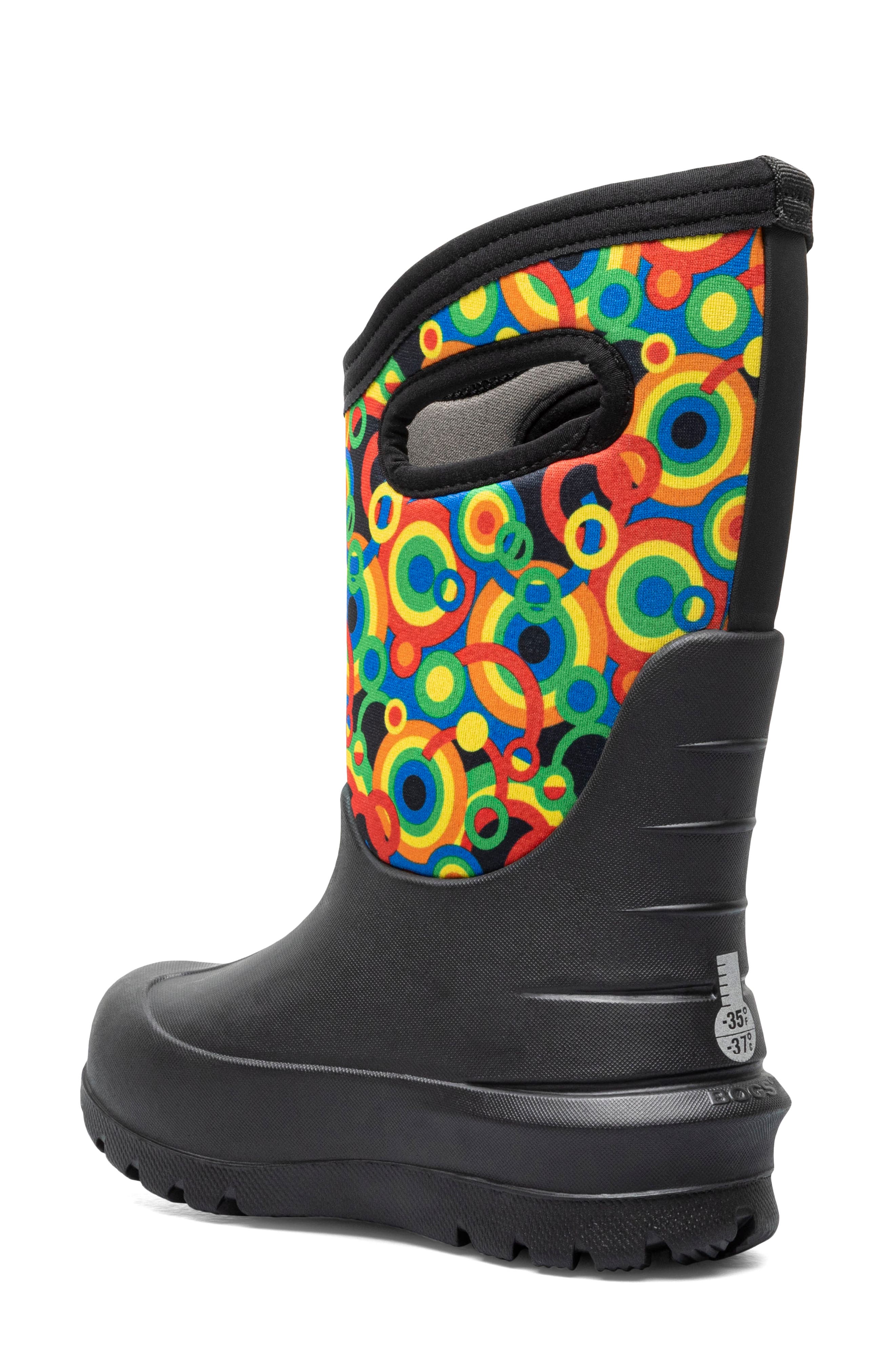 Bogs Kids' Neo-Classic Circle Geo Insulated Waterproof Winter Boot, Alternate, color, 
