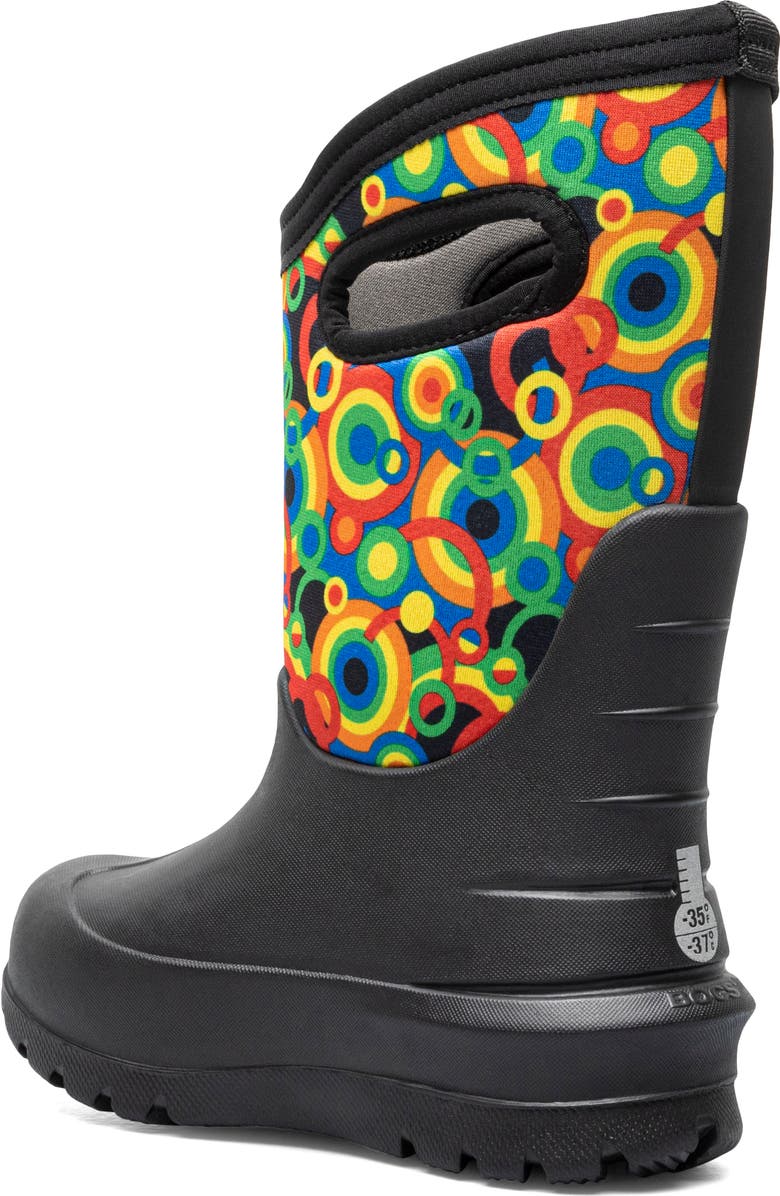 Bogs Kids' Neo-Classic Circle Geo Insulated Waterproof Winter Boot, Alternate, color,