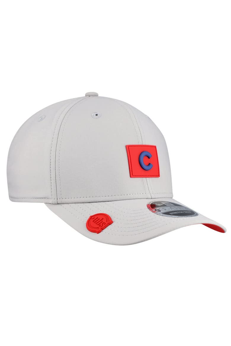 Men's New Era  Gray Chicago Cubs 2026 Clubhouse 9SEVENTY Adjustable Hat, Alternate, color, Gray