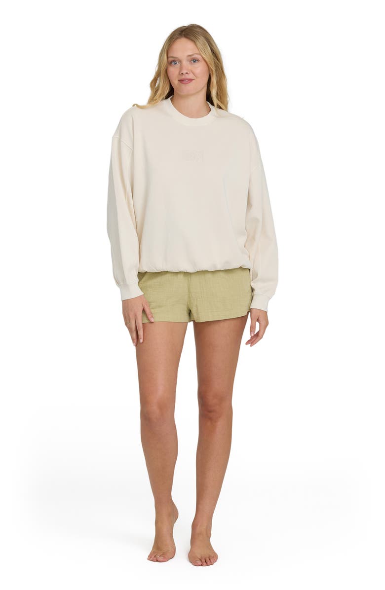 Billabong Kendal Bleached Out Sweatshirt, Alternate, color, Vanilla