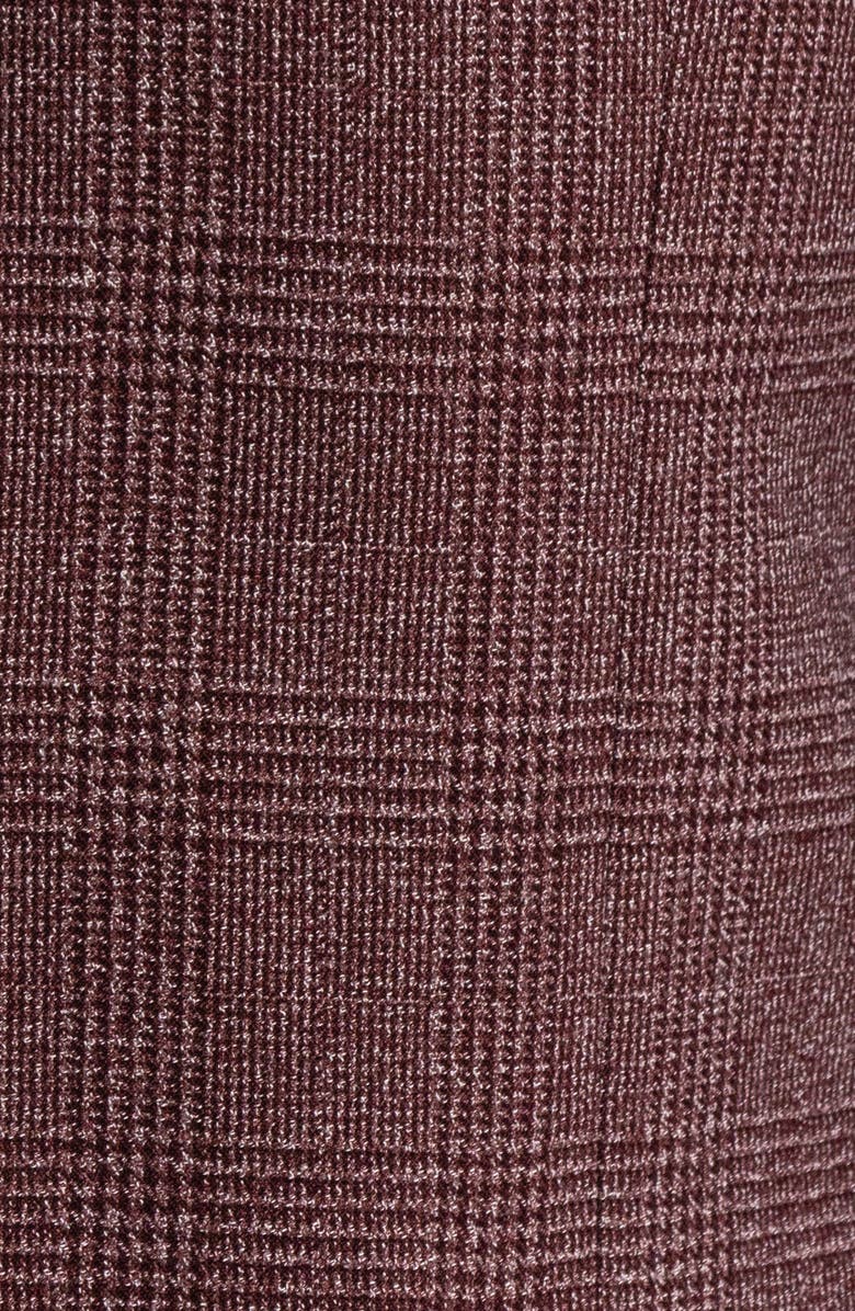 SAVILE ROW CO Burgundy Plaid Sport Coat, Alternate, color, Burgundy