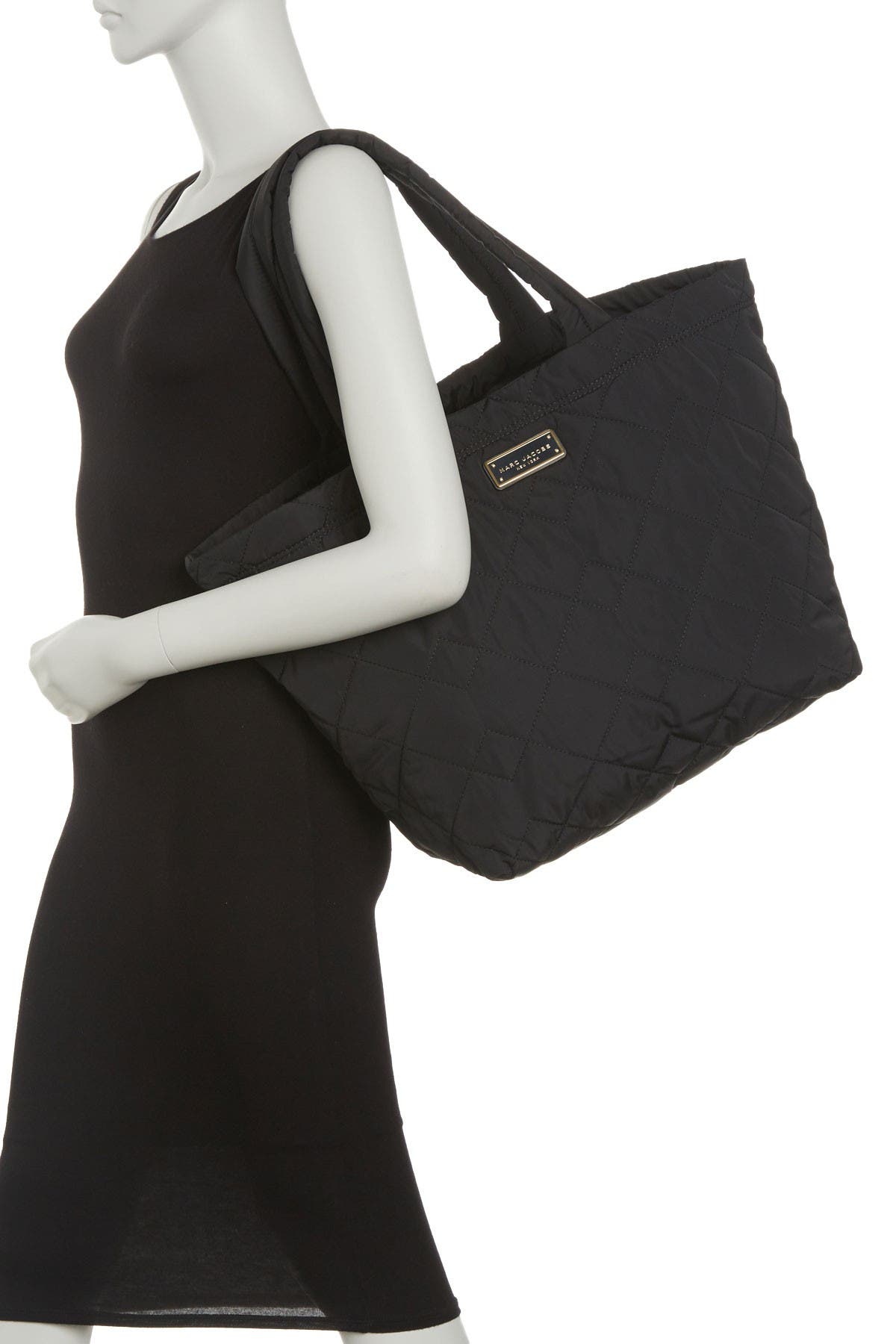 Marc Jacobs Quilted Nylon Deco Tote, Alternate, color, 