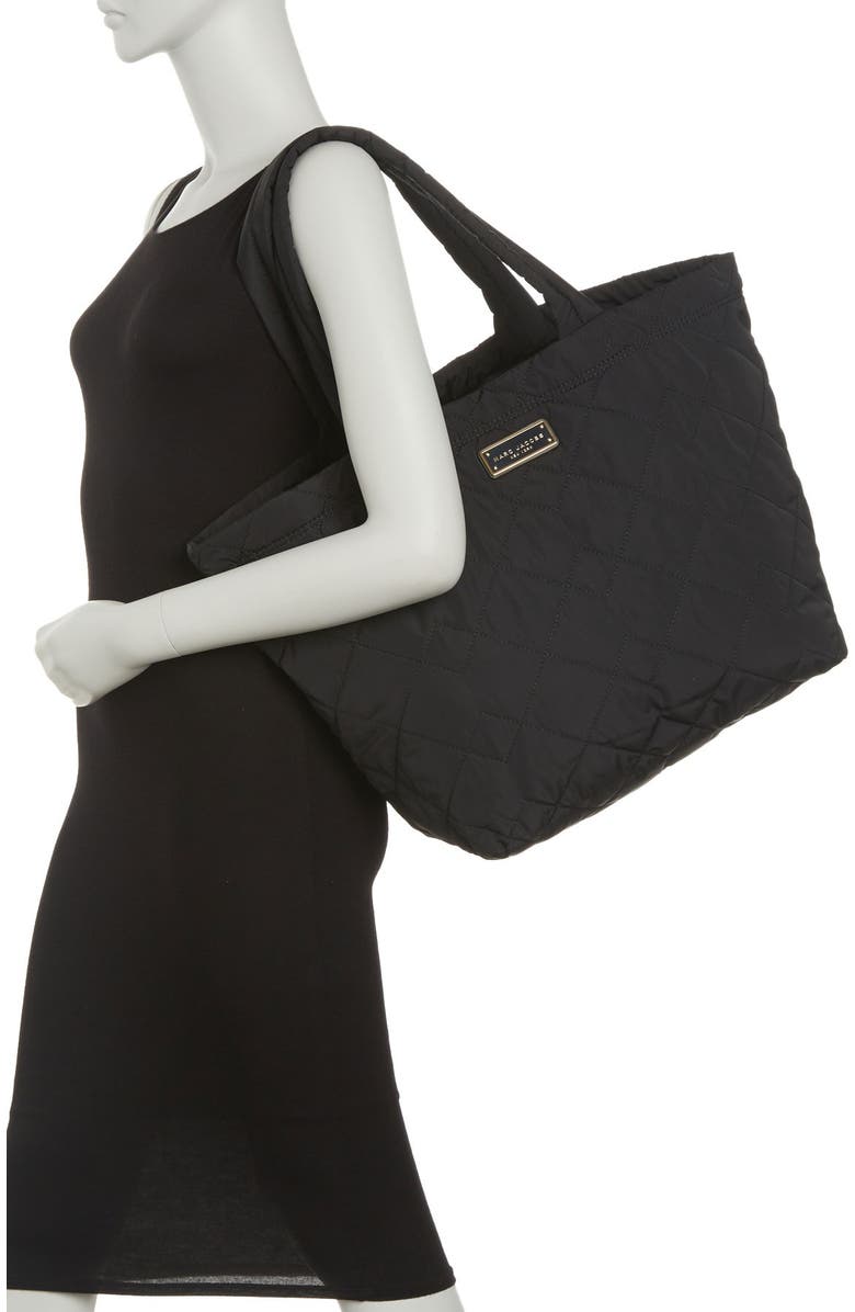Marc Jacobs Quilted Nylon Deco Tote, Alternate, color,